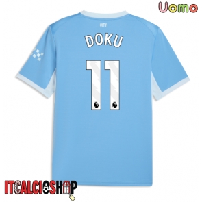 Manchester City Jeremy Doku #11 Prima Maglia 2026-27 Manica Corta